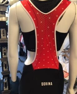 SWISS BIBSHORTS RED/WHITE – Bild 4