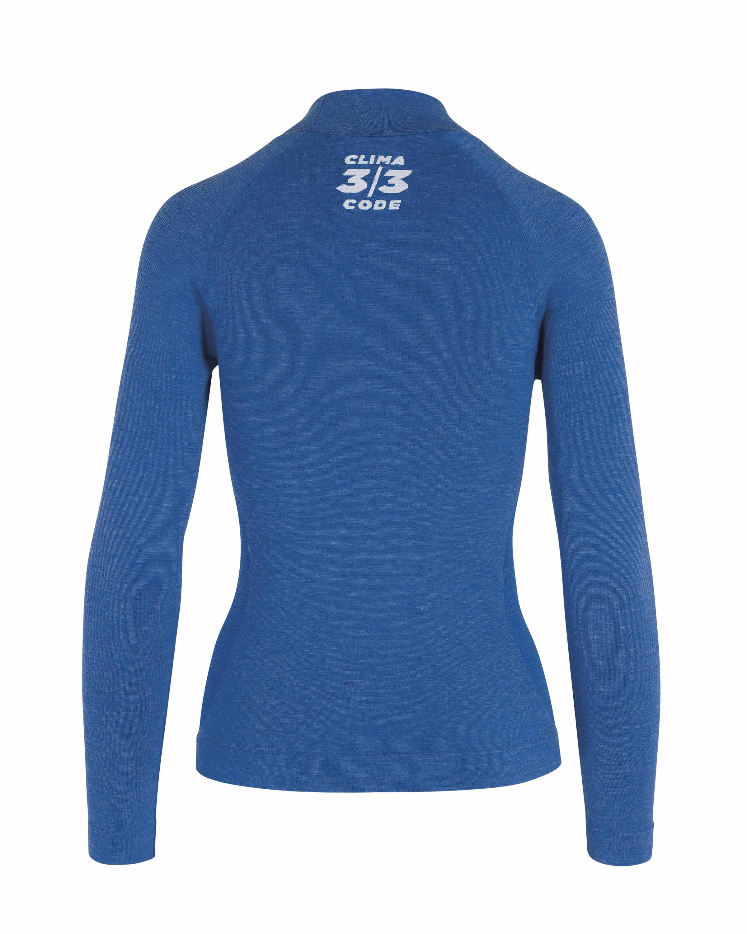 WOMEN'S ULTRAZ WINTER LS SKINLAYER BLUE – Bild 3
