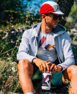 CYCLING CAP GRAVEL WHITE GREY WINE