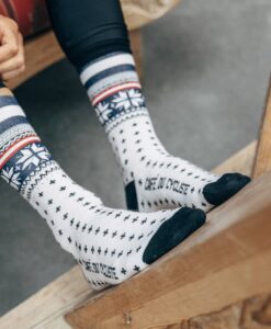 Alternative view of CYCLING SOCKS NORDIC NAVY