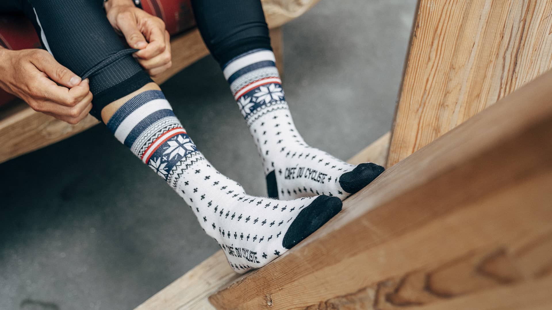 CYCLING SOCKS NORDIC NAVY – Bild 2
