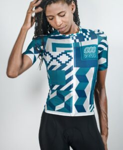 KEIRIN SS JERSEY GREENBLUE