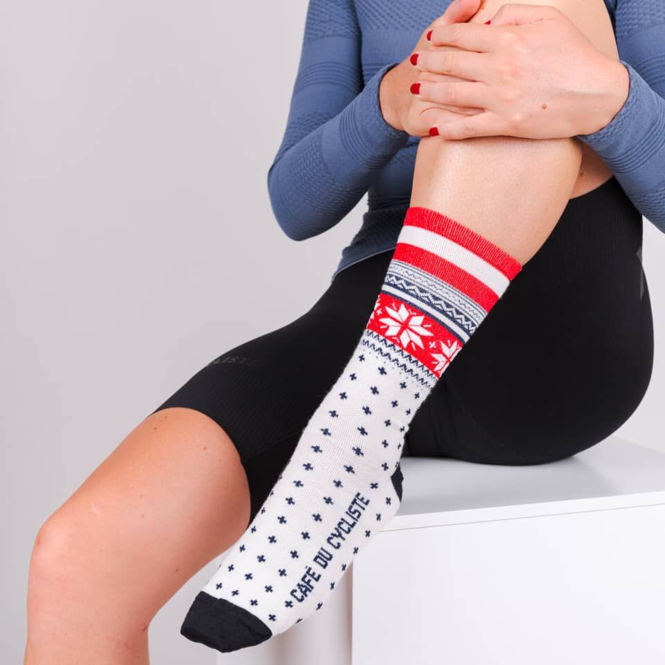 CYCLING SOCKS NORDIC RED – Bild 4