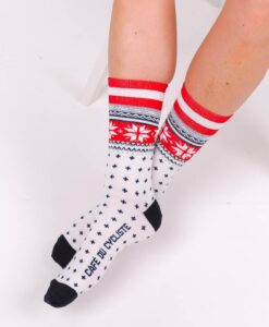 CYCLING SOCKS NORDIC RED – Bild 3