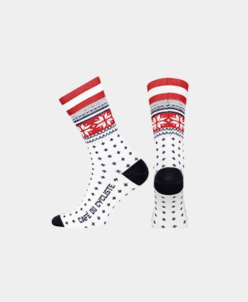 CYCLING SOCKS NORDIC RED – Bild 2