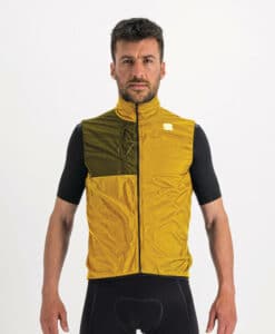 SUPERGIARA LAYER VEST DARK GOLD