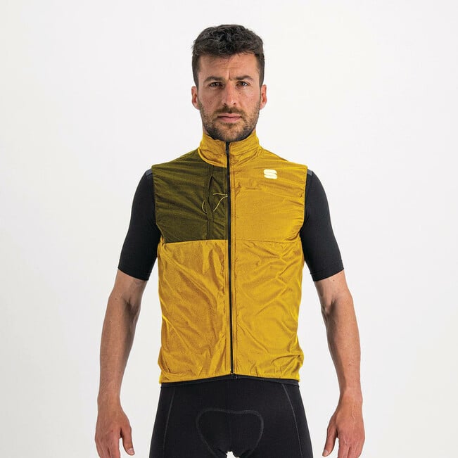 SUPERGIARA LAYER VEST DARK GOLD