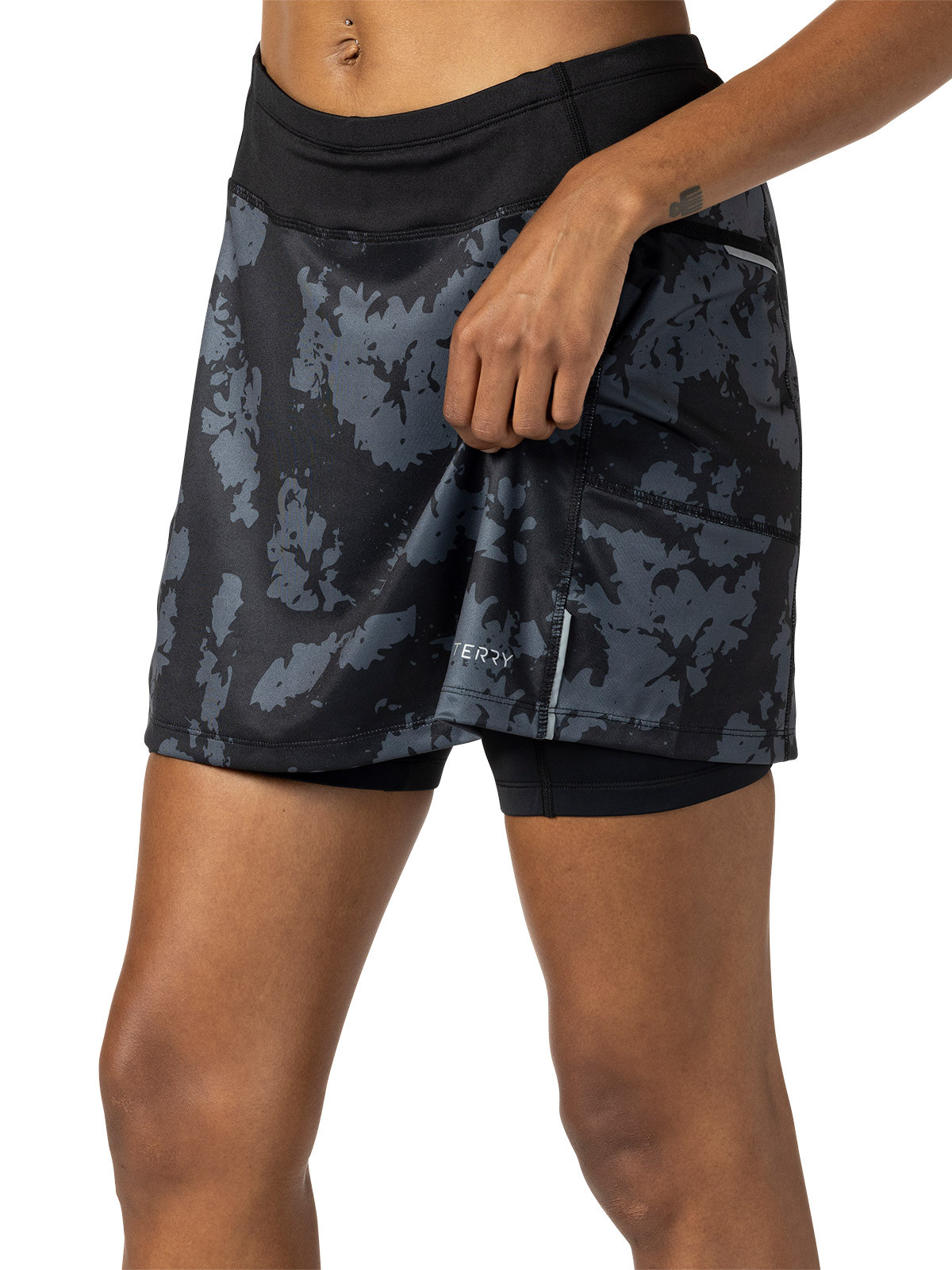 TRIXIE SKORT BLACK FLORAL – Bild 4
