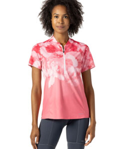 ACTIF SS JERSEY FLOWER FADE/CORAL