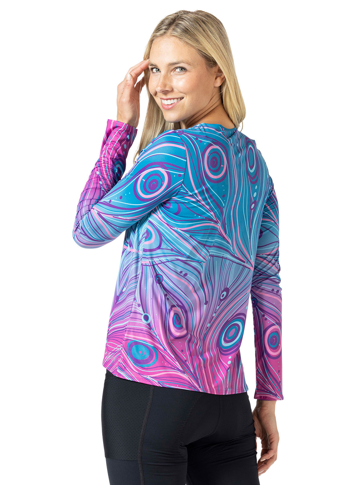 SOLEIL FREE LS TOP BLUE PEACOCK – Bild 2