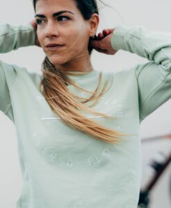 CLEMENTINE LS JERSEY ALMOND GREEN