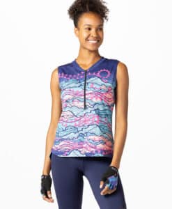 WAYFARER SLEEVELESS TOP BLUE TIDE