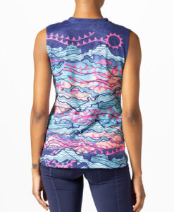 WAYFARER SLEEVELESS TOP BLUE TIDE – Bild 3