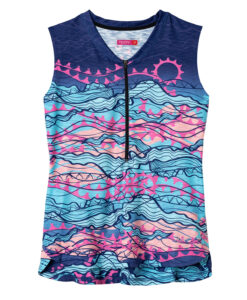 Alternative view of WAYFARER SLEEVELESS TOP BLUE TIDE