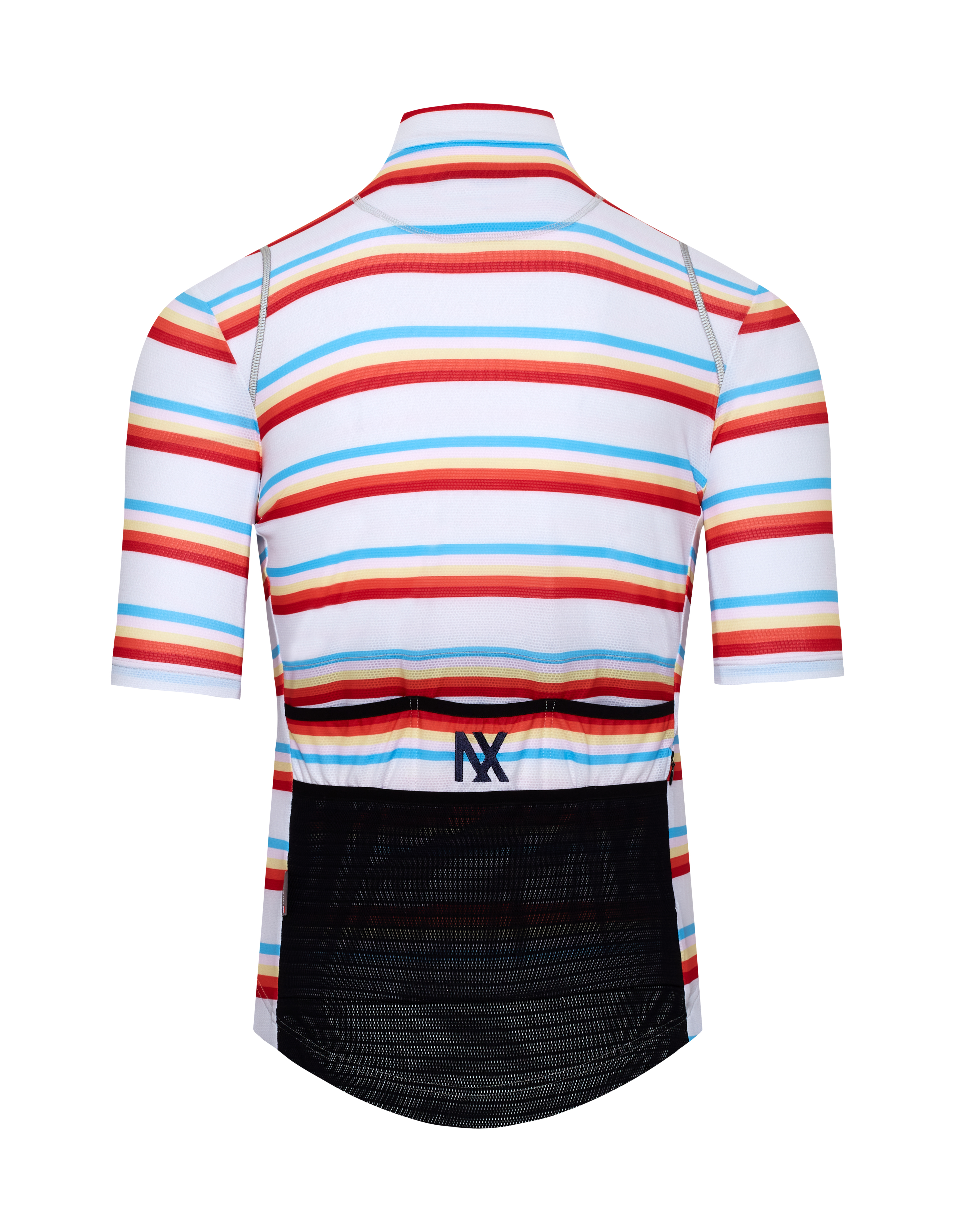 MONA SS JERSEY CREAM ORANGE BLUE – Bild 3