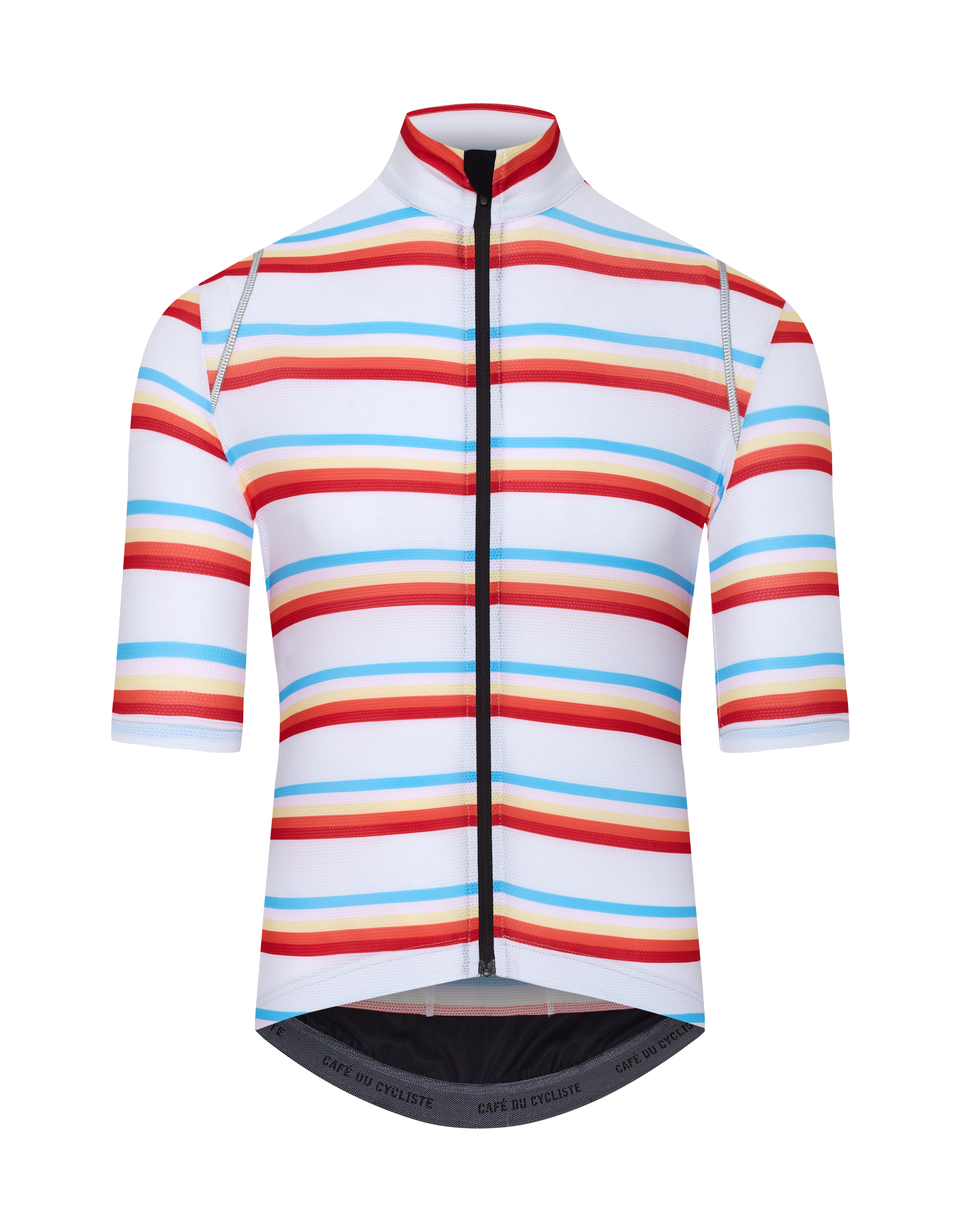 MONA SS JERSEY CREAM ORANGE BLUE – Bild 2