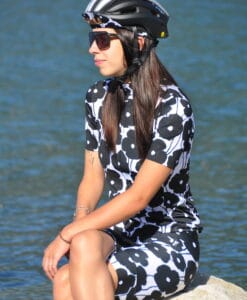 BLACK FLOWER BIB SHORTS SHORT – Bild 5