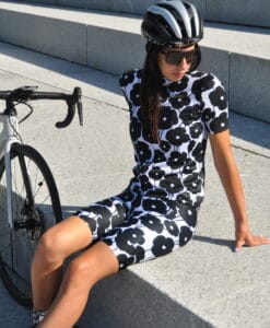 BLACK FLOWER BIB SHORTS SHORT – Bild 10