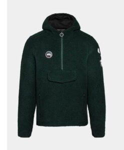 ONDINE FLEECE TOP DARK GREEN – Bild 2