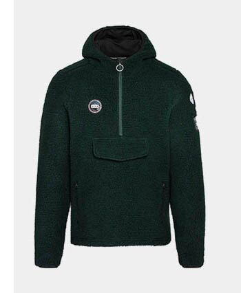 ONDINE FLEECE TOP DARK GREEN – Bild 2