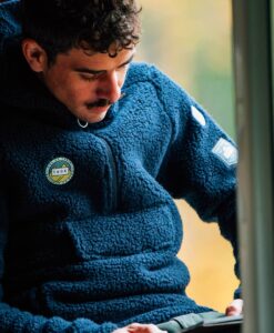 ONDINE FLEECE TOP DARK GREEN – Bild 7