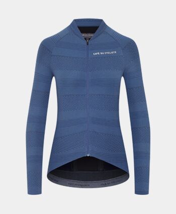 CORINNE LS JERSEY DENIM BLUE – Bild 2