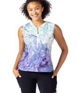 WAYFARER SLEEVELESS TOP VIOLA