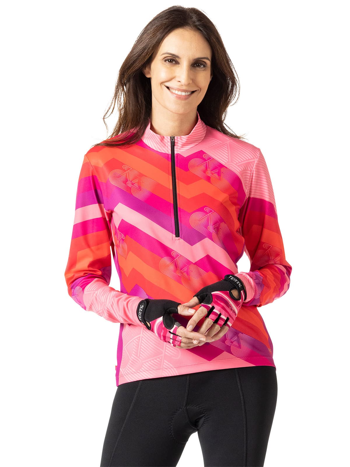 SUNBLOCKER LS JERSEY LEVEL UP PINK
