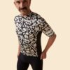 FLORIANE SS JERSEY BLACK PRINT
