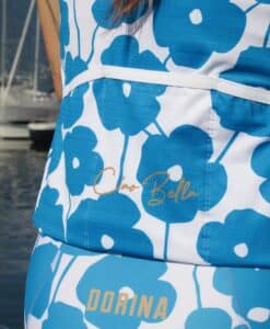 BLUE WHITE FLOWER SS JERSEY – Bild 4