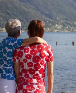 BLUE WHITE FLOWER SS JERSEY – Bild 11