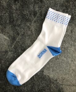 BLUE WHITE FLOWER SOCKS