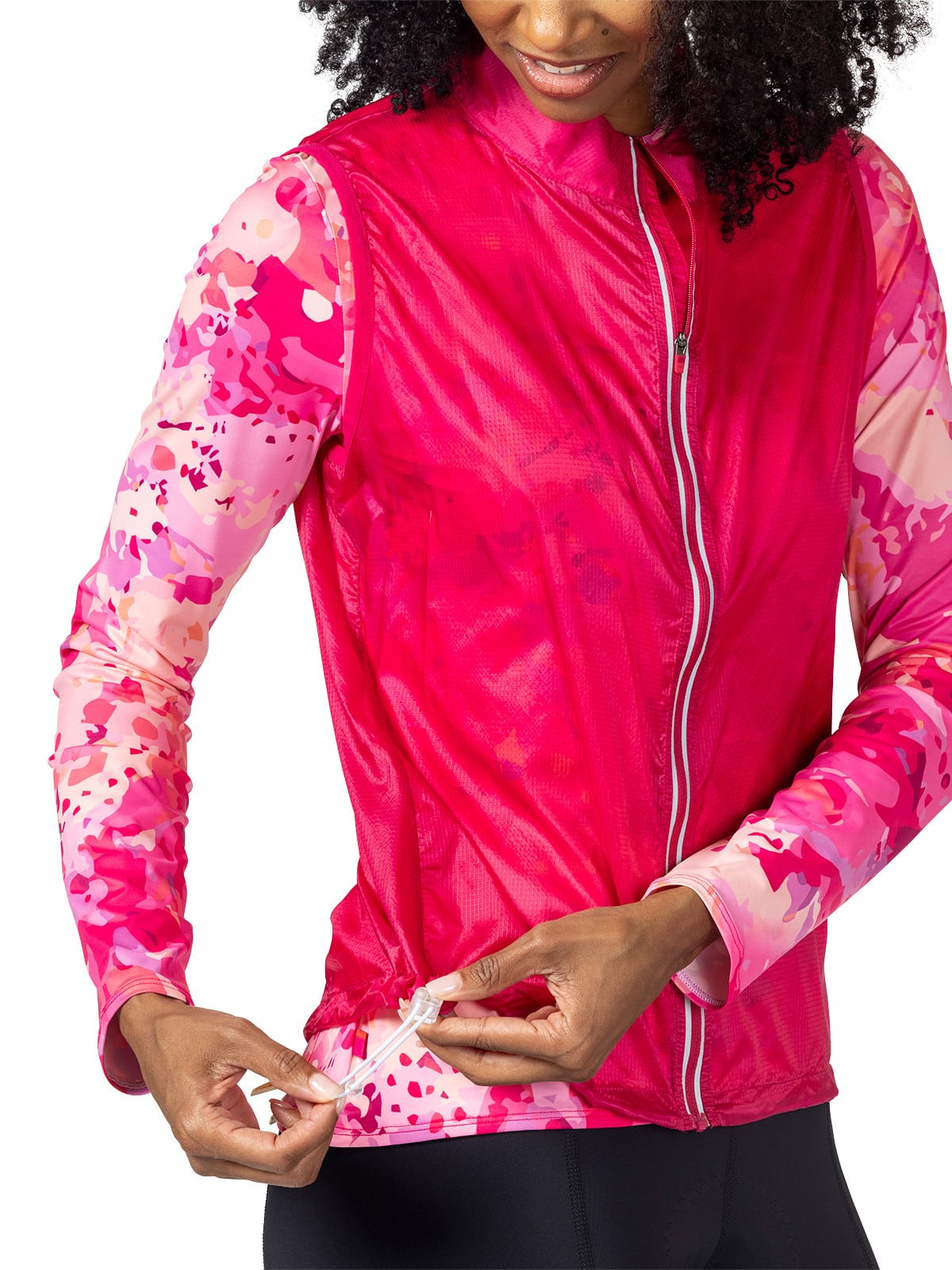 MISTRAL PACKABLE VEST FRAMBOISE – Bild 7
