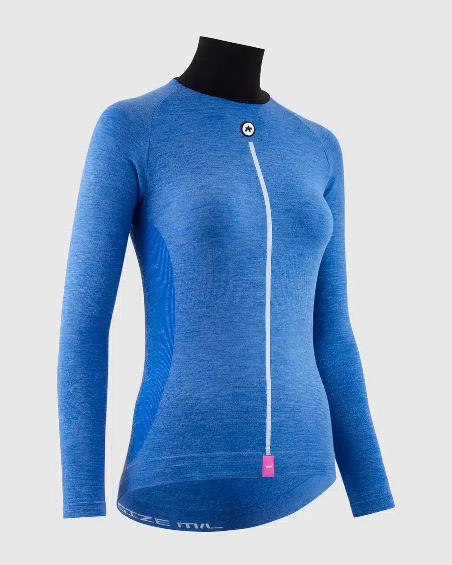 WOMEN'S ULTRAZ WINTER LS SKIN LAYER P1 BLUE – Bild 4