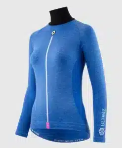 WOMEN'S ULTRAZ WINTER LS SKIN LAYER P1 BLUE – Bild 5