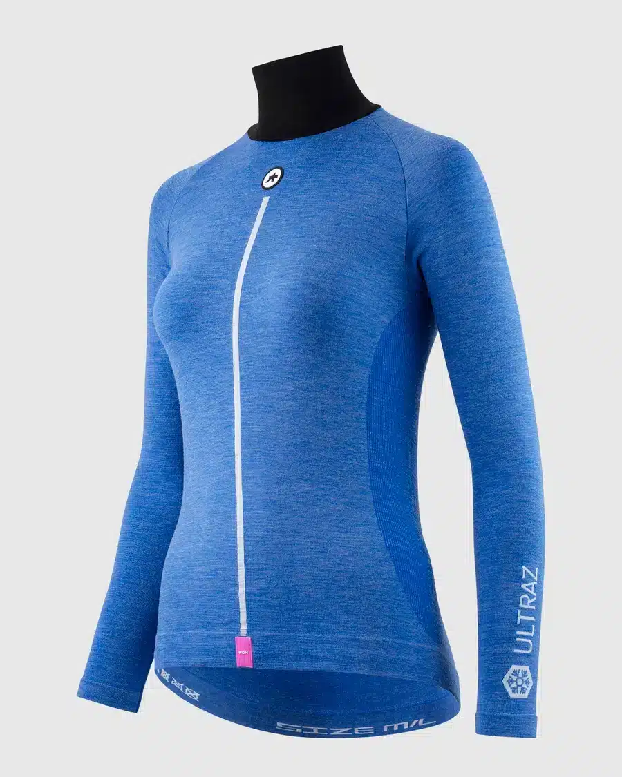 WOMEN'S ULTRAZ WINTER LS SKIN LAYER P1 BLUE – Bild 5