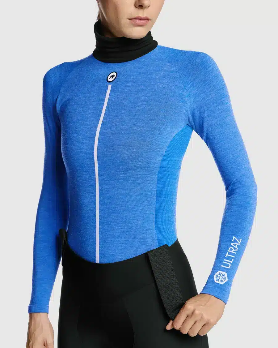 WOMEN'S ULTRAZ WINTER LS SKIN LAYER P1 BLUE – Bild 3