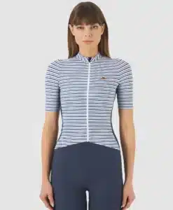 ROMY SS JERSEY WHITE NAVY – Bild 6