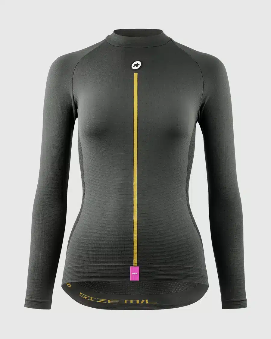 WOMEN'S SPRING FALL LS SKINLAYER P1 ANTHRACITE GREY