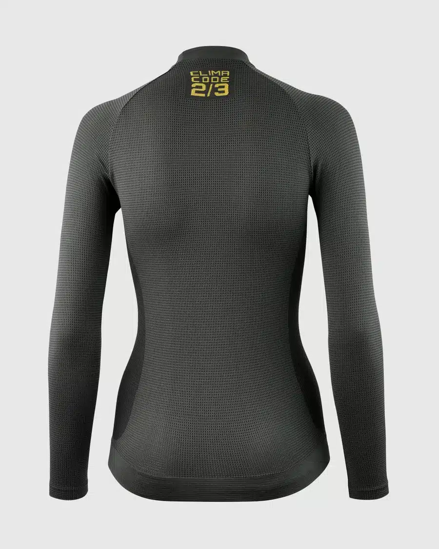 WOMEN'S SPRING FALL LS SKINLAYER P1 ANTHRACITE GREY – Bild 2