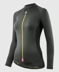 WOMEN'S SPRING FALL LS SKINLAYER P1 ANTHRACITE GREY – Bild 4
