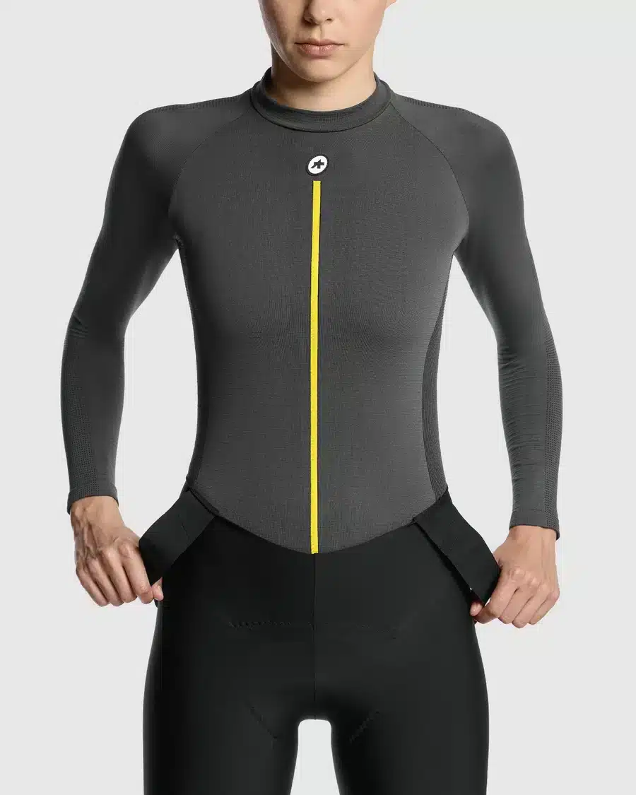 WOMEN'S SPRING FALL LS SKINLAYER P1 ANTHRACITE GREY – Bild 5