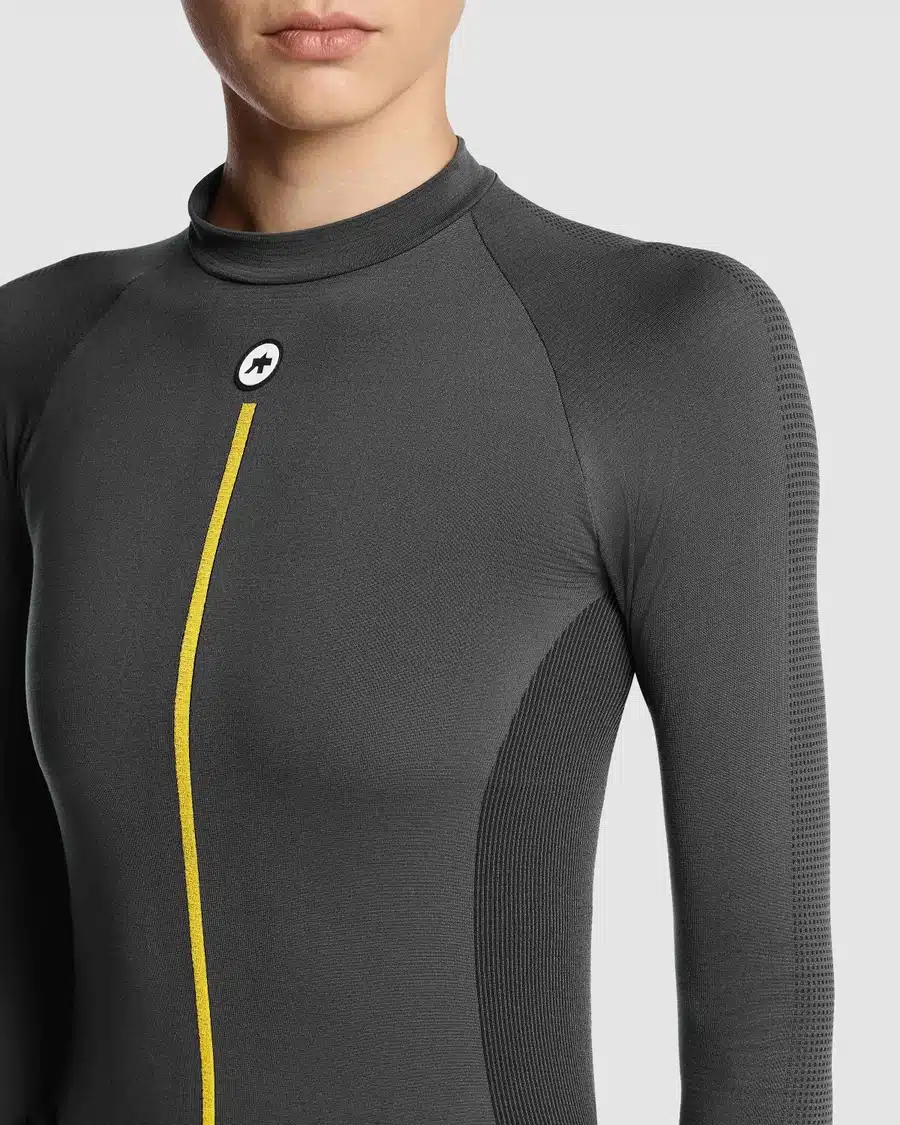 WOMEN'S SPRING FALL LS SKINLAYER P1 ANTHRACITE GREY – Bild 10