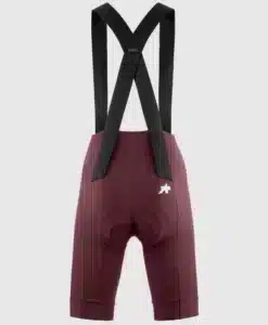Alternative view of UMA GT BIB SHORTS S11 BURGUNDY RED