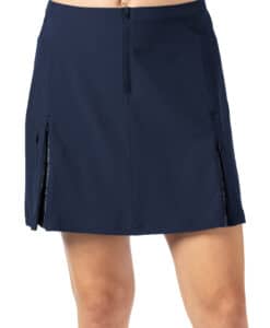 ZIPPER BIKE SKIRT BLACK IRIS