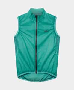 Alternative view of EDITH GILET COLD DYE DARK SEA
