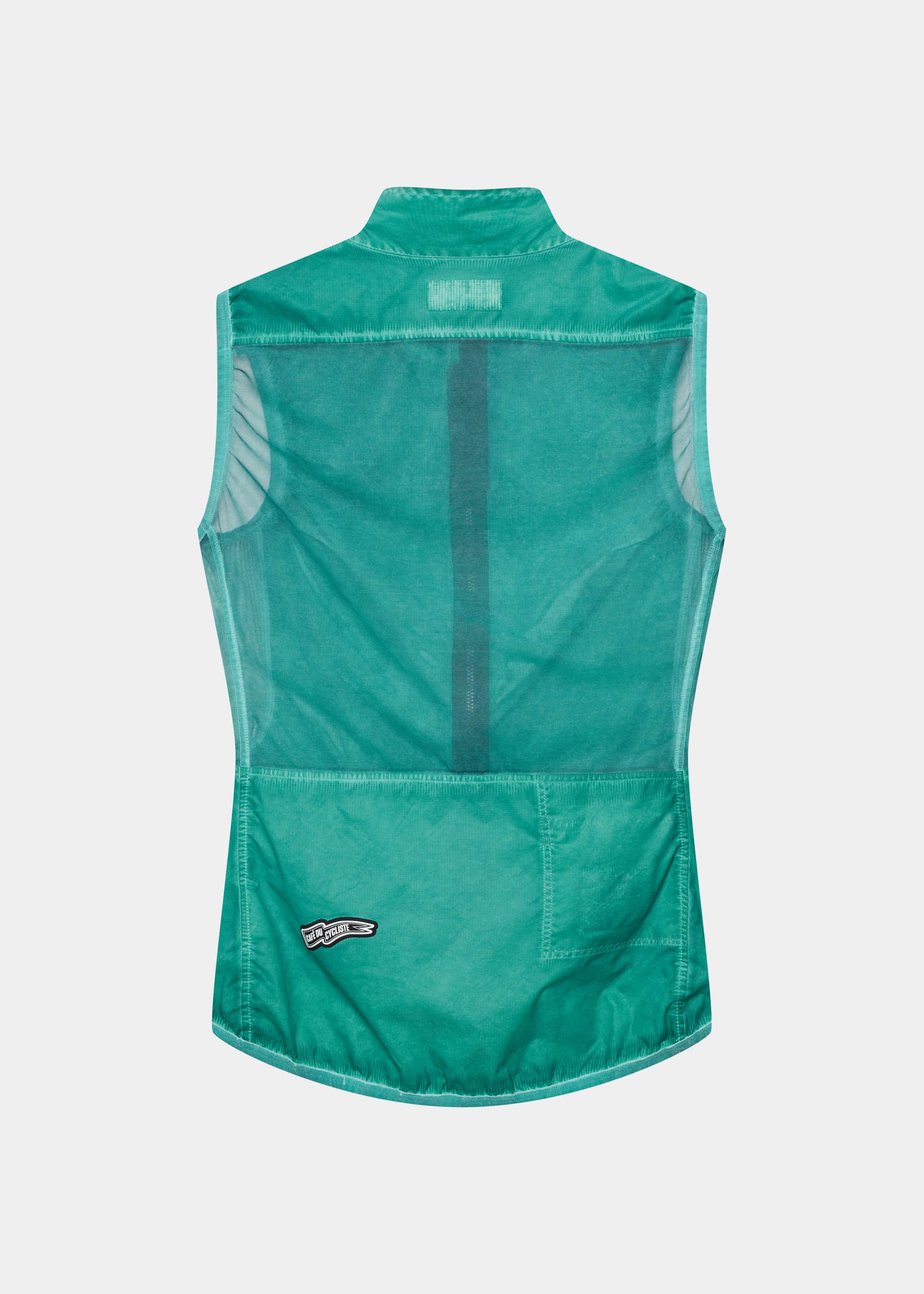 EDITH GILET COLD DYE DARK SEA – Bild 3
