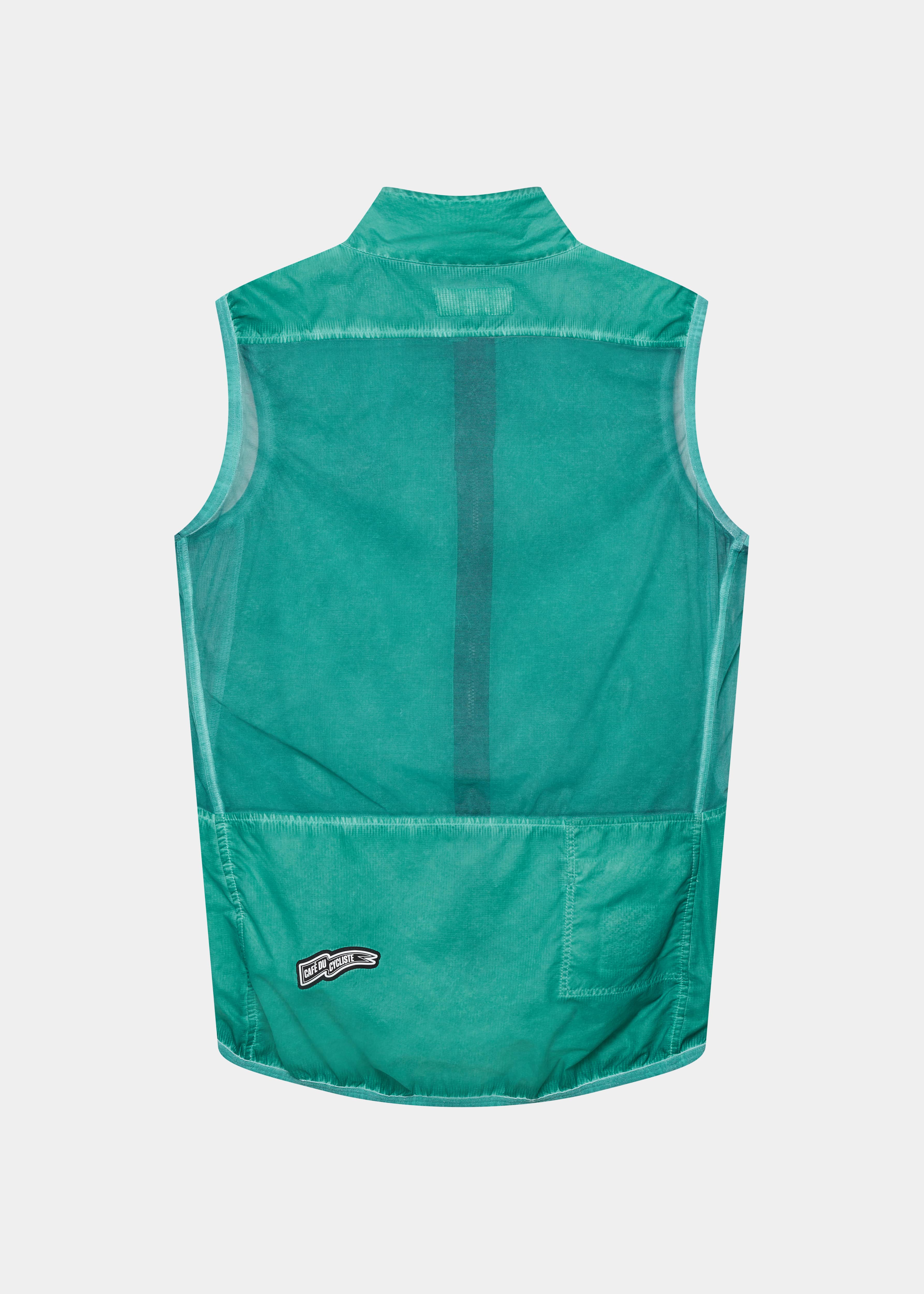EDITH GILET COLD DYE DARK SEA – Bild 3