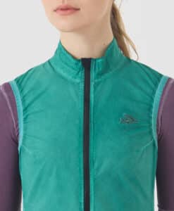 EDITH GILET COLD DYE DARK SEA – Bild 6