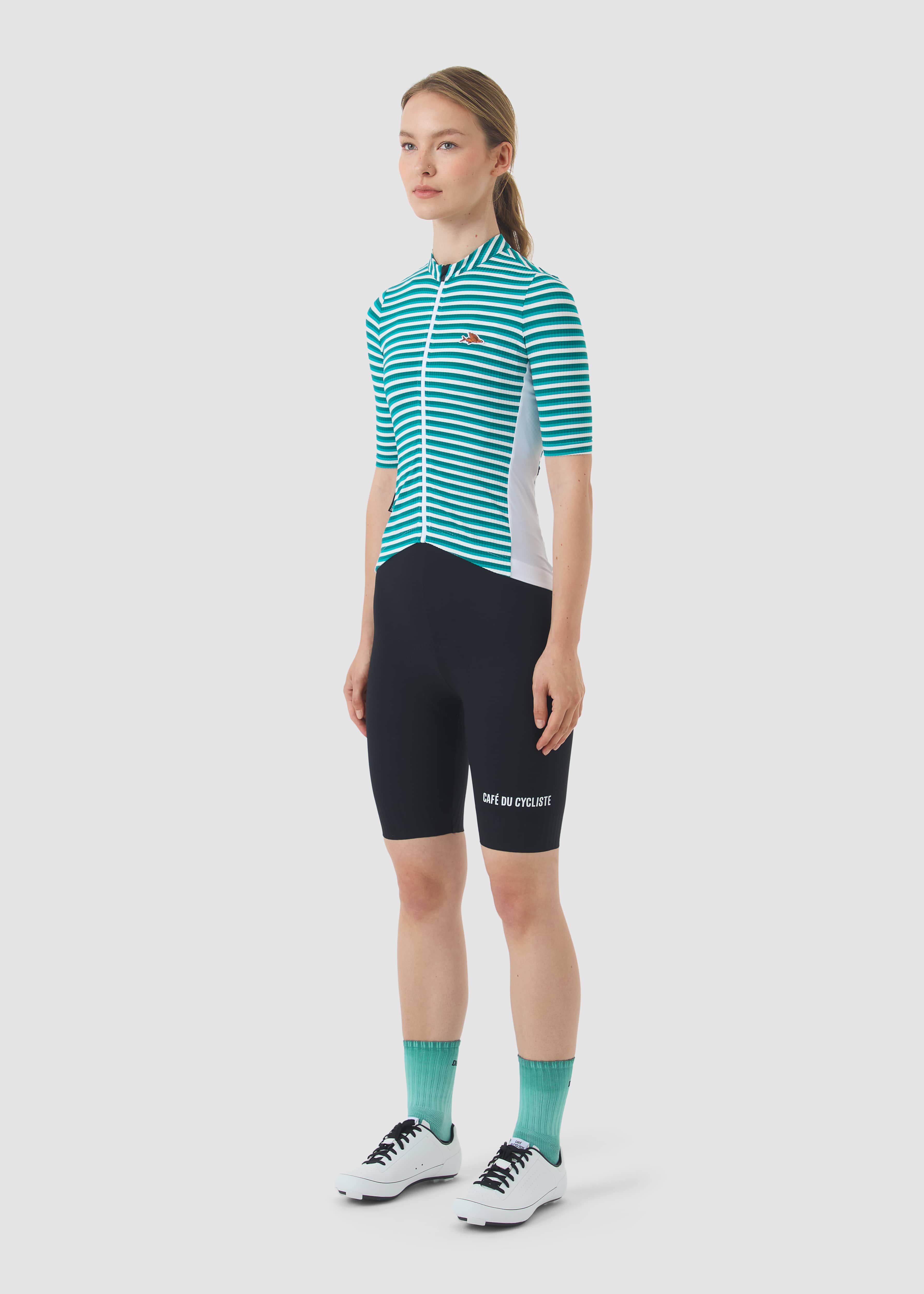 ROMY SS JERSEY WHITE DARK SEA – Bild 5